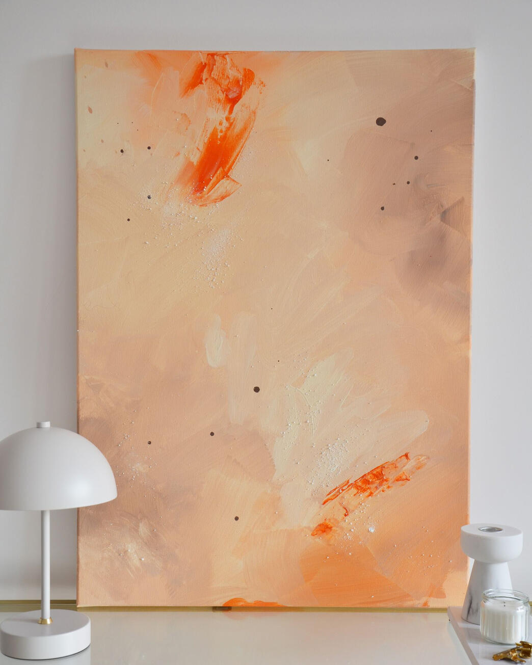 #014, 50x70cm, akryl i pastel na płótnie bawełnianym