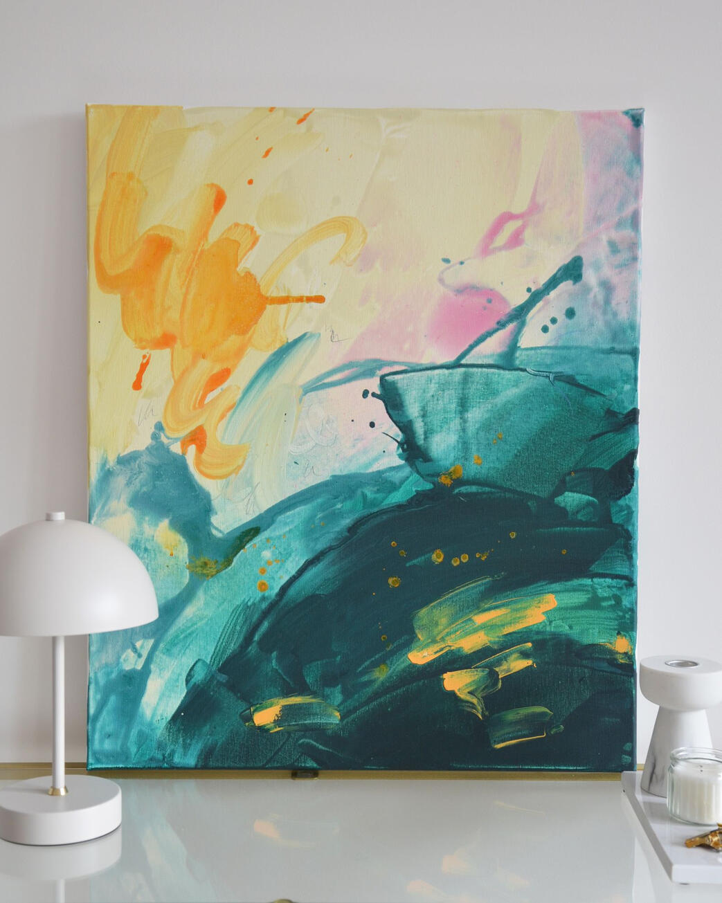 #003, 50x60cm, akryl na płótnie bawełnianym