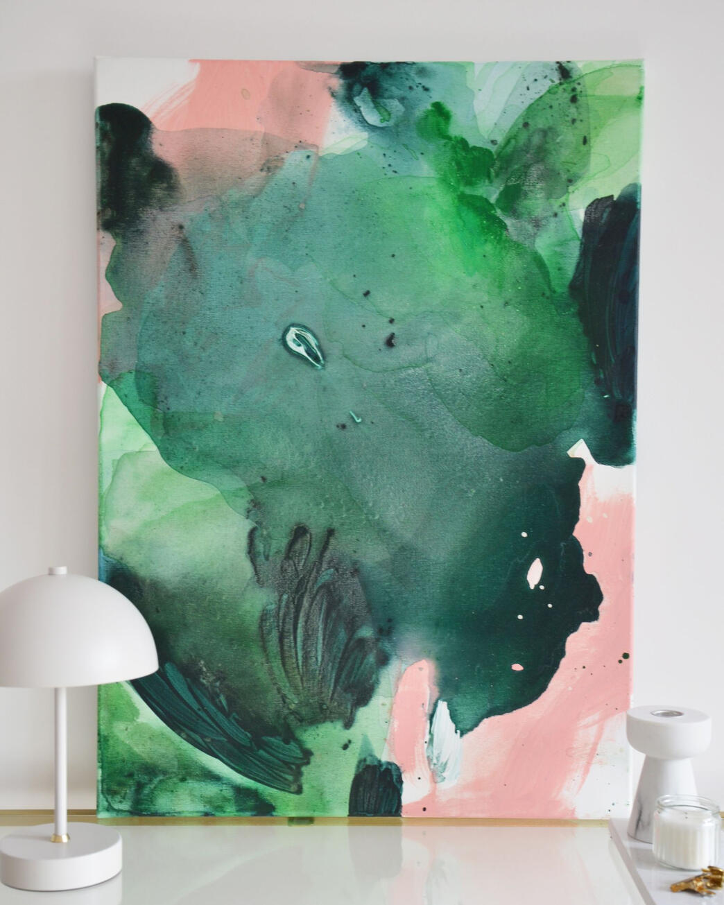 #010, 50x70cm, akryl na płótnie bawełnianym (sprzedany)