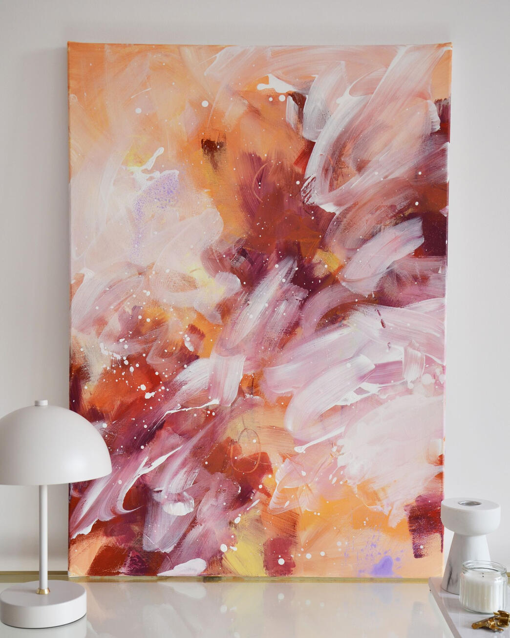 #006, 50x70cm, akryl i pastel na płótnie bawełnianym (4100zł)